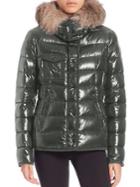 Moncler Armoise Fur-trimmed Puffer Jacket
