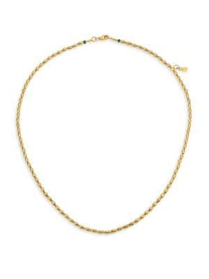 Gurhan Delicate Yellow Gold Wheat Bead Necklace