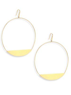 Lana Jewelry Bond 14k Yellow Gold Xl Eclipse Earrings