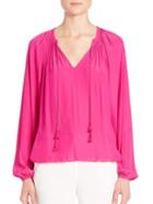 Ramy Brook London Tie-front Blouse