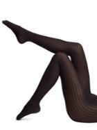 Wolford Alba Striped & Ribbed Tights