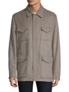 Kiton Point Collar Cashmere Jacket