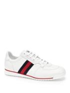 Gucci Striped Leather Sneakers