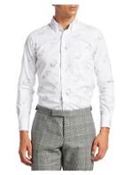 Thom Browne Embroidered Oxford Button-down Shirt