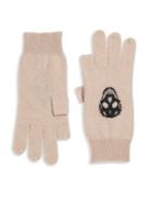 360 Cashmere Fingerless Skull Gloves