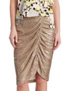 Nanette Lepore Silver Screen Skirt