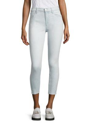 J Brand 835 Pinstriped Capri Jeans