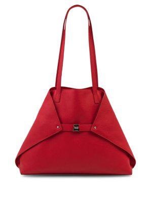 Akris Ai Love Medium Leather Shoulder Bag