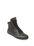 Balmain Quilted Leather High-top Sneakers