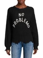 Wildfox No Problemo Rib-knit Sweater