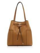 Tory Burch Block Leather Bucket Tote