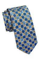 Saks Fifth Avenue Collection Tilted Square Silk Print Tie