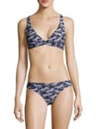Onia Keira Cheetah Bikini Top