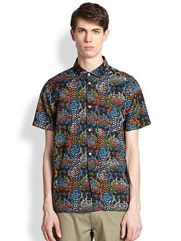 Marc By Marc Jacobs Rex Snake-print Sportshirt