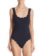 Marysia Palm Springs Scalloped Maillot