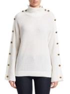 Ralph Lauren Collection Long-sleeve Button Cashmere Sweater