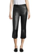 Bailey 44 Lupine Eco-leather Crop Trousers