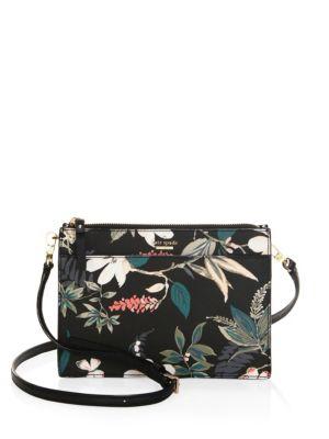 Kate Spade New York Floral-print Leather Crossbody Bag
