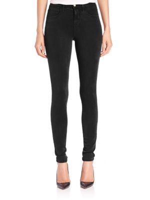 J Brand Maria Luxe Sateen High-rise Skinny Jeans