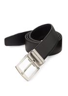 Emporio Armani Reversible Smooth & Grained Leather Belt