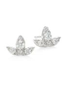Hearts On Fire Diamond & 18k White Gold Stud Earrings