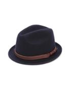 Saks Fifth Avenue Leather-banded Wool Fedora
