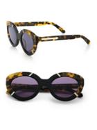 Karen Walker Flowerpatch 50mm Cat's-eye Sunglasses