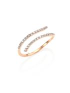 Kismet By Milka Lumiere Diamond & 14k Rose Gold Pinky Ring