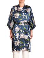 Adam Lippes Floral Silk Kimono Jacket