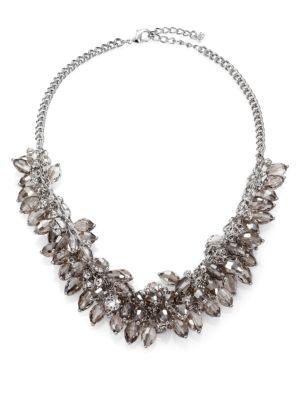 Abs By Allen Schwartz Jewelry Briolette Fringe Bib Necklace
