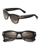 Tom Ford Eyewear Cary 52mm Round Sunglasses