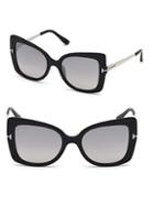 Tom Ford Eyewear Gianna 54mm Tinted Cat Eye Sunglasses