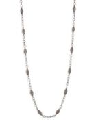 Bavna Diamond Pave Bead & Chain Necklace
