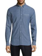 Officine Generale Chambray Button Down Shirt