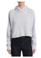 Theory Cropped Cashmere Hoodie