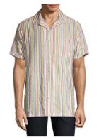 Onia Vacation Striped Button-down Shirt