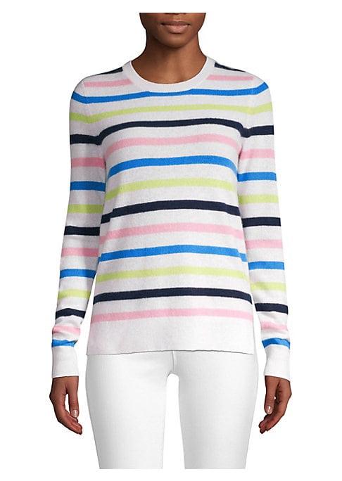 Saks Fifth Avenue Collection Stripe Cashmere Sweater