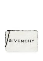Givenchy Faux Fur Logo Pouch