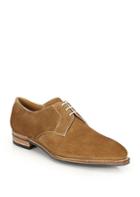 Corthay Sergio Pullman Lace-up Suede Derby Shoes