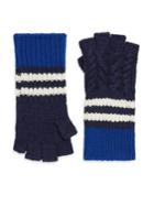 Burberry Chunky Cable Fingerless Gloves