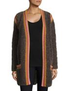 M Missoni Cappotto Oversized Furry Knit Jacket