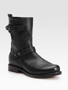 Rag & Bone Leather Moto Ankle Boots