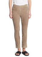Vince Stretch Suede Cropped Pants