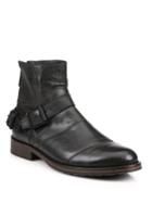 Belstaff Trailmaster Double-buckle Leather Boots