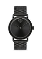 Movado Bold Round Ionic-plated Black Steel Bracelet Watch