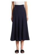 The Row Alessia Wool Midi Skirt