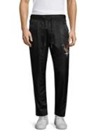 Diesel Embroidered Satin Track Pants
