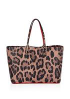 Christian Louboutin Leopard Leather Tote