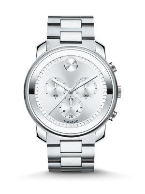Movado Bold Stainless Steel Chronograph Bracelet Watch