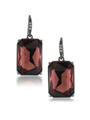 Abs By Allen Schwartz Jewelry Black Magic Crystal Drop Earrings
